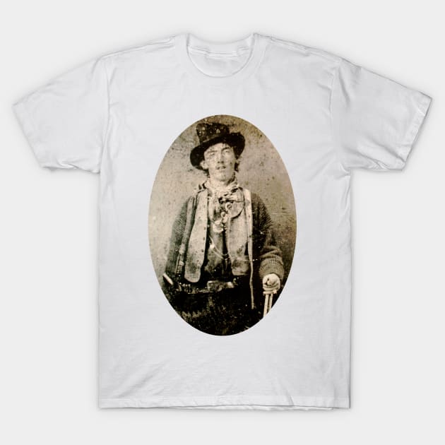 The Real Billy The Kid T-Shirt by Bugsponge